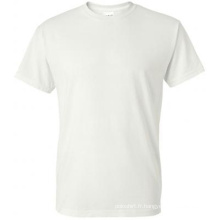 100% Coton Promotion T-shirt à col rond en blanc